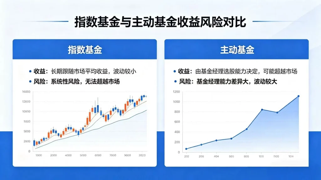 基金投资科普，解析指数基金和主动基金优劣