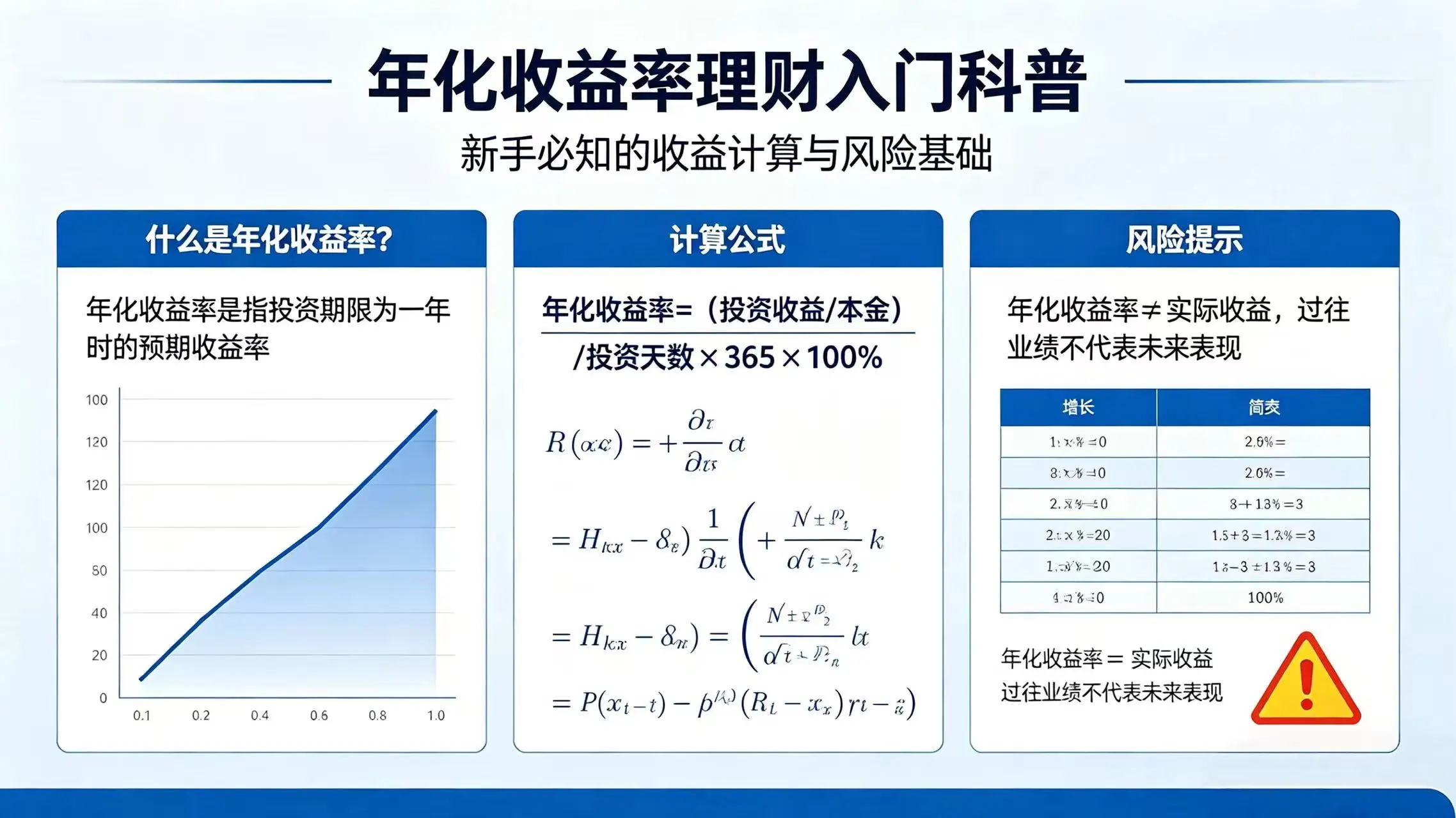 年化收益率是什么意思？理财新手必知的收益计算方法