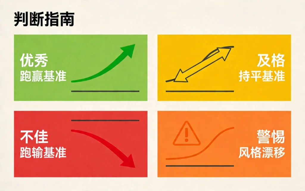 四象限判断基金表现，跑赢持平跑输风格漂移一目了然