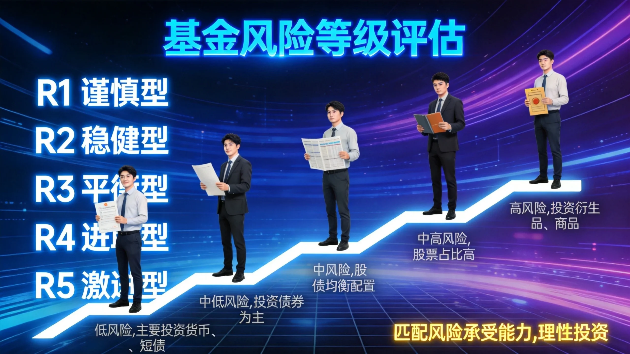 基金风险等级全解析：R1到R5到底有什么区别