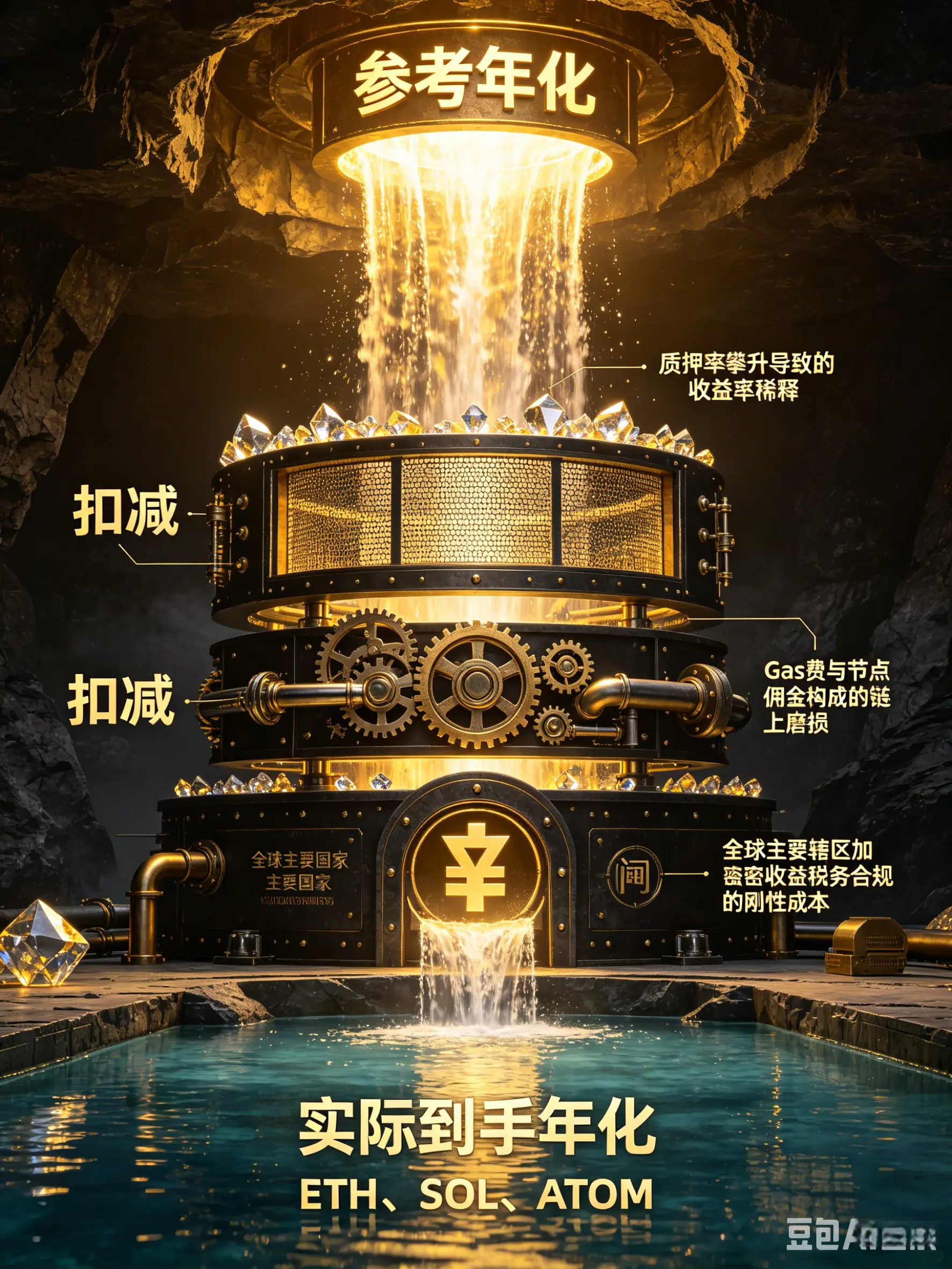 OKX质押挖矿收益“水分”测评:扣除衰减、磨损与税务后,到手年化还剩多少?