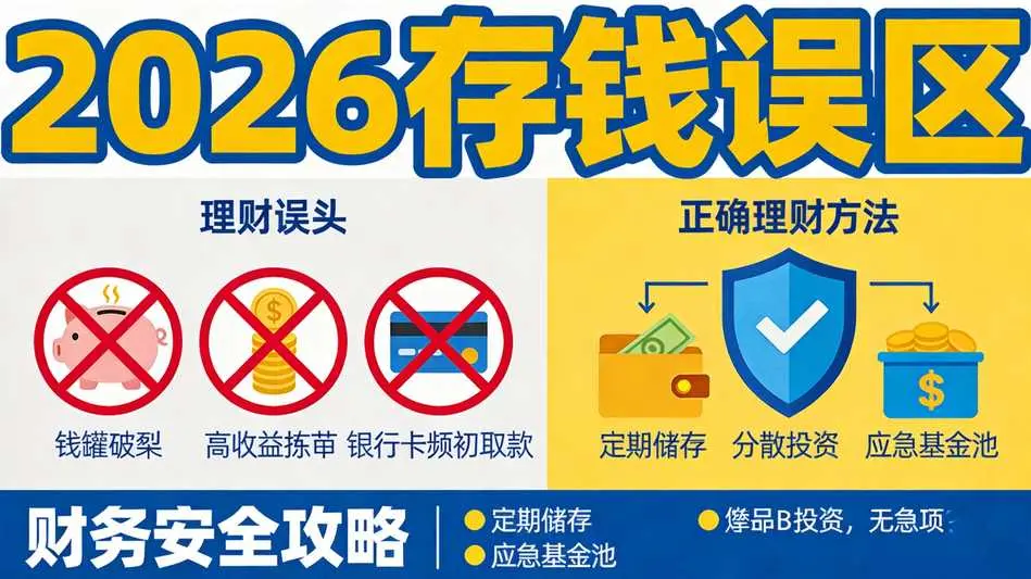 低利率时代科学存钱方法分层管理图