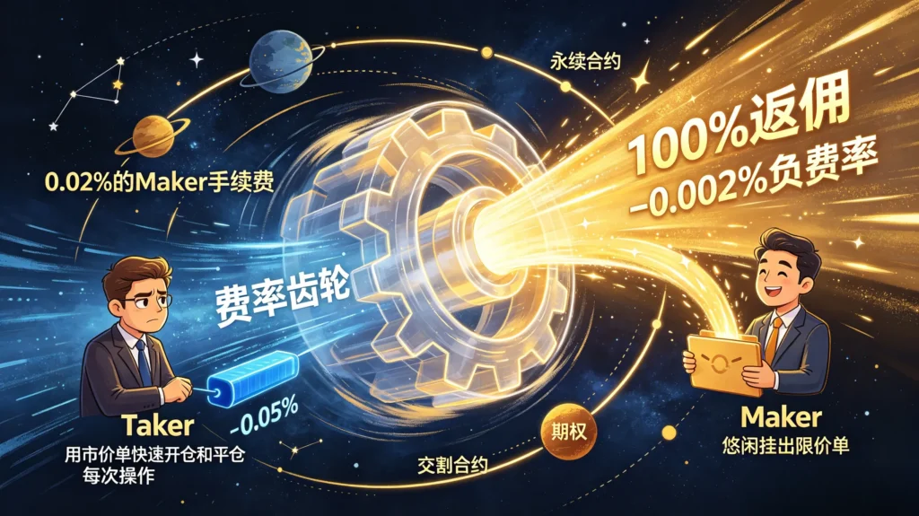 OKX 合约费率与返佣机制的插图