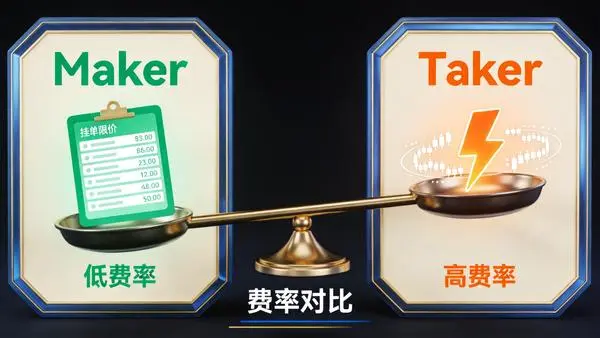 OKX Maker挂单与Taker吃单费率差距对比