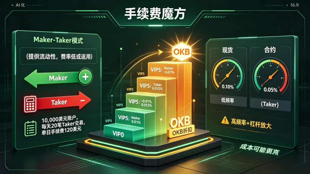 关于 OKX 手续费结构的插图