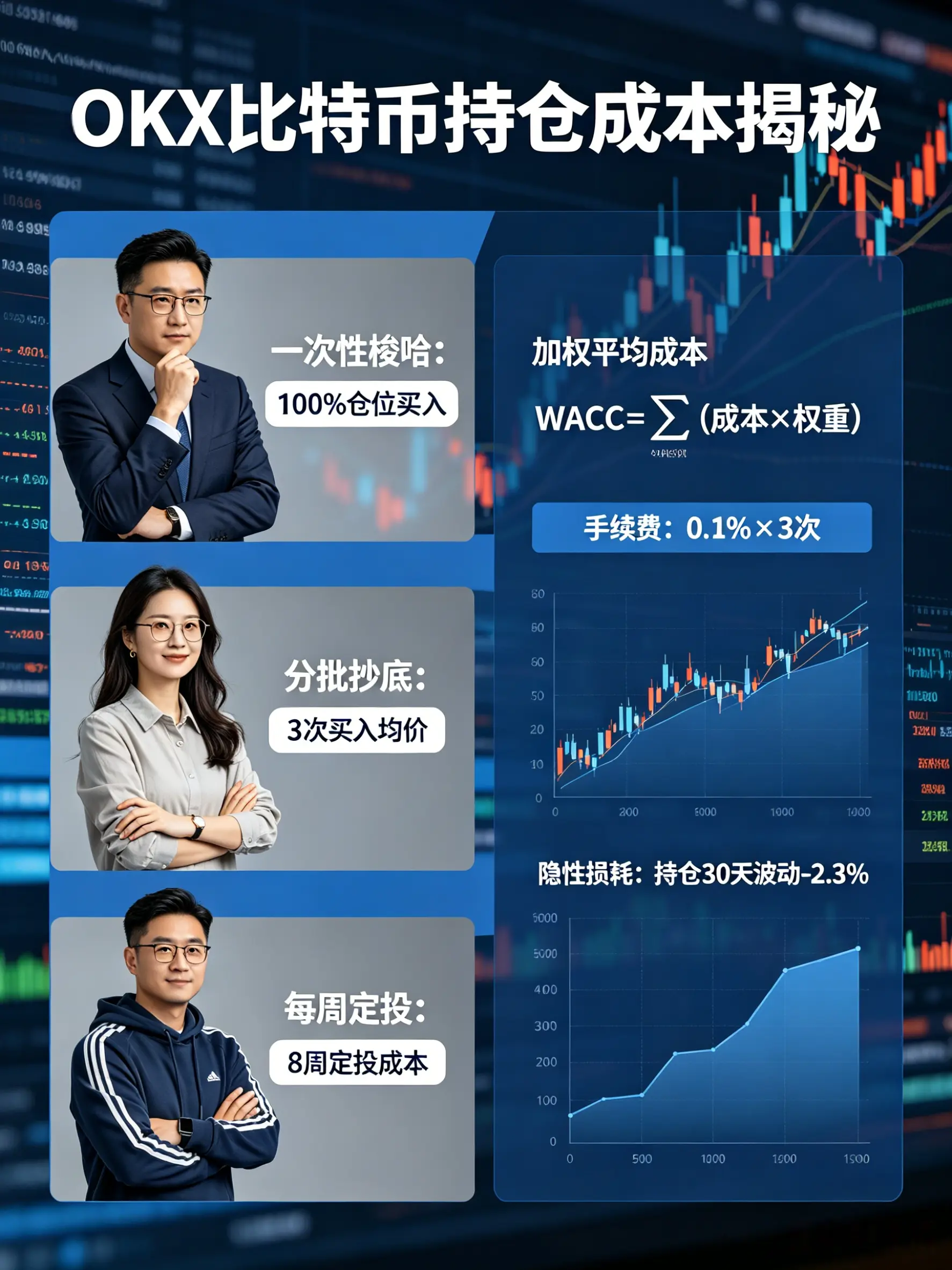 你的BTC买入成本到底是多少?三个人的真实账本告诉你答案