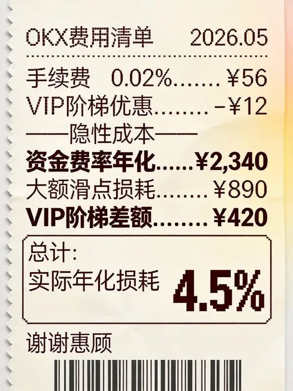 你在OKX的真实损耗有多高?把手续费、资金费率与滑点摊开算清楚