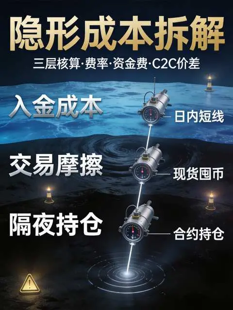 2026 OKX交易账单隐形税全拆解|手续费、资金费率、C2C价差三重成本逐笔核算