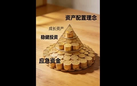 金字塔式资产配置方案,安全垫应急基金+稳健层债券理财+增值层固收加基金分层布局