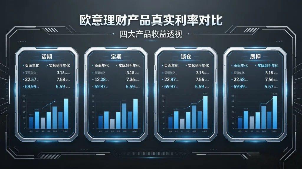 欧意理财产品真实利率对比