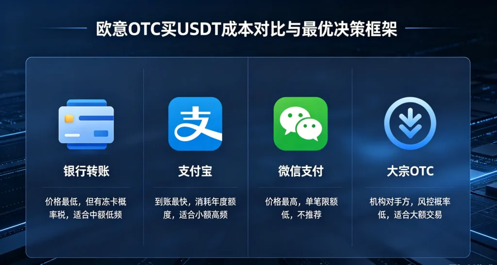四大支付方式对比