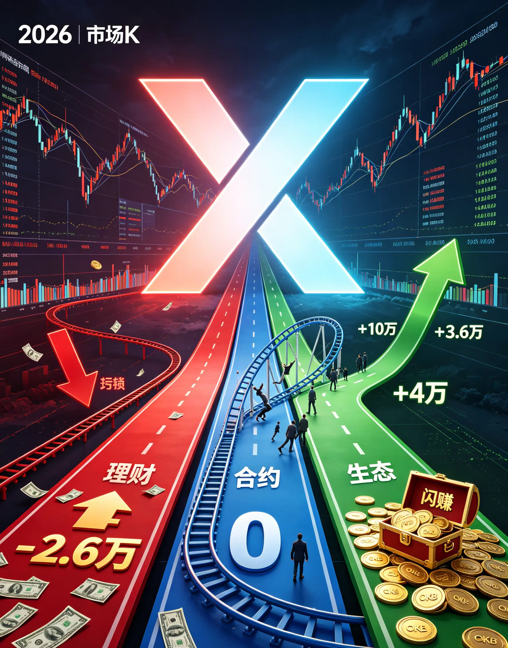 10 万本金各赛道收益对比