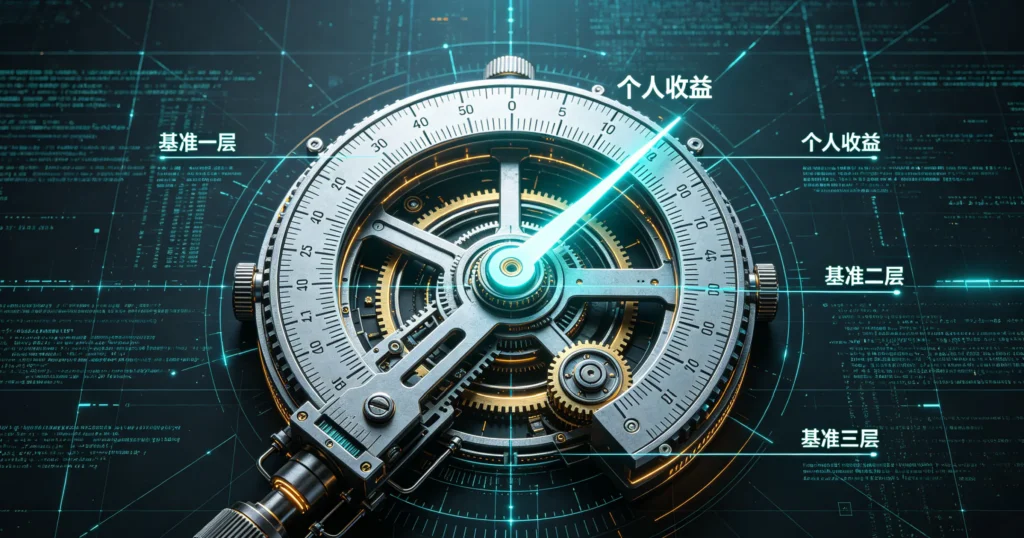 收益对标基准卡尺
