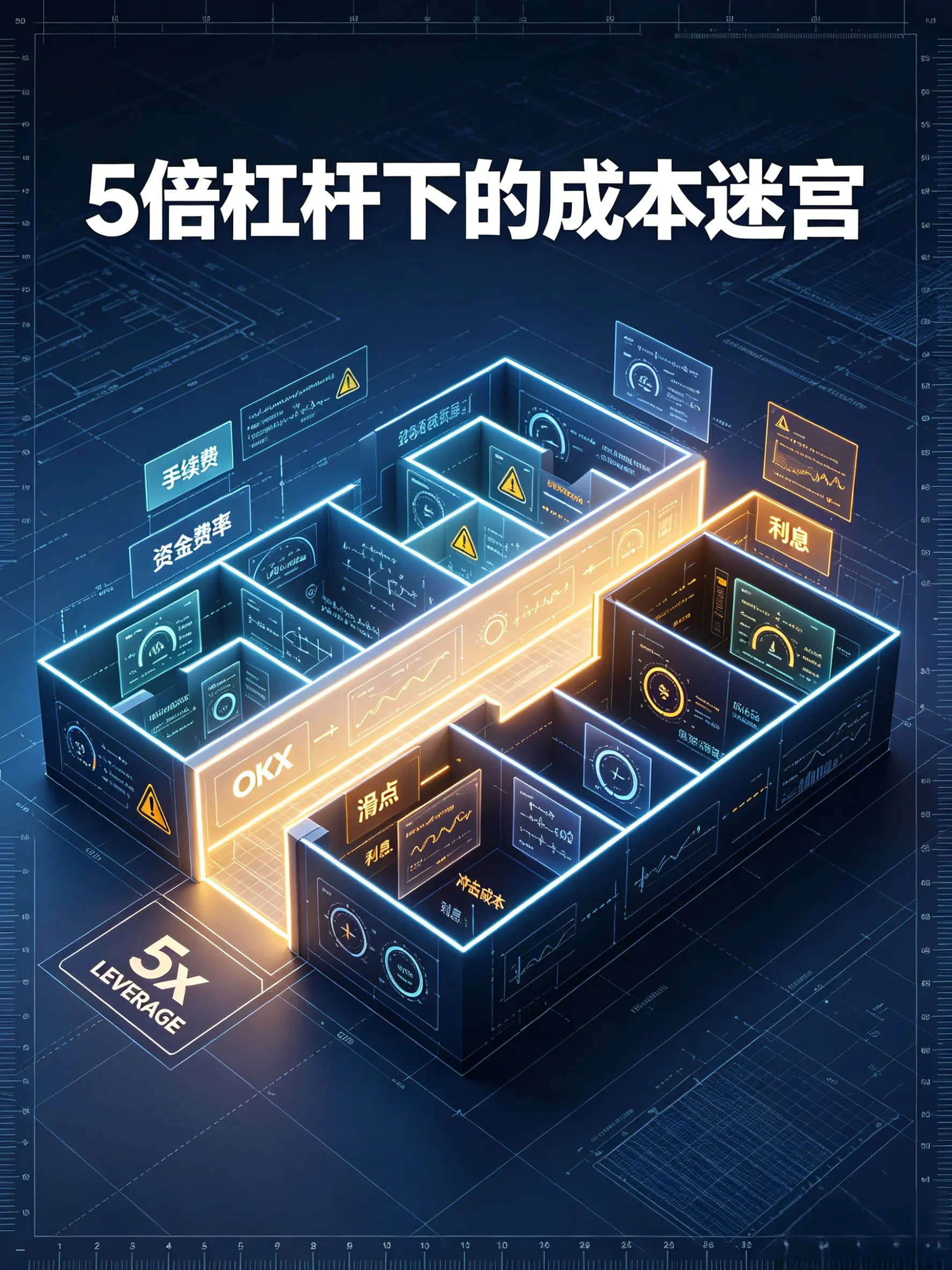 同样5倍杠杆做多BTC,OKX和欧意的实际年化收益差在哪?