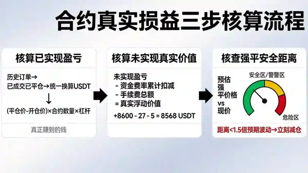 真实损益三步核算流程