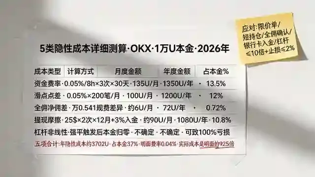 墙面贴成本明细测算表