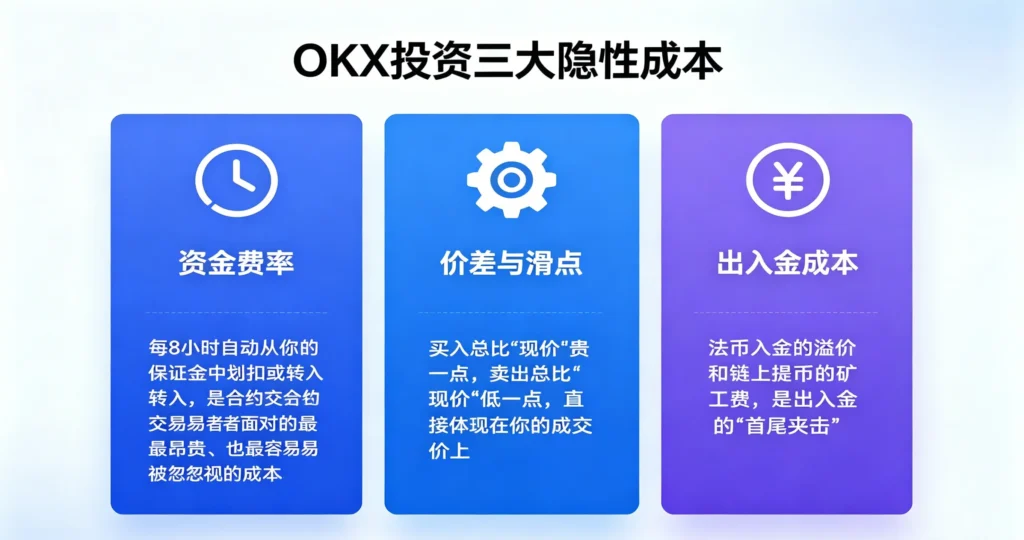 费率滑点出入金损耗拆解示意图