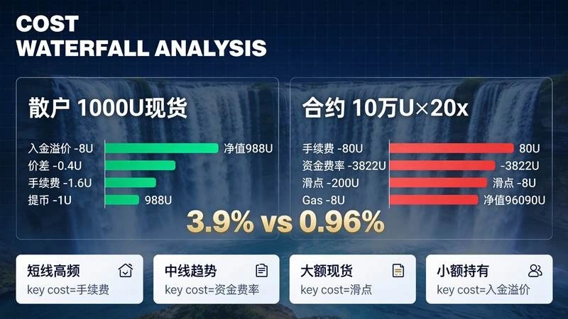 成本瀑布对比分析面板