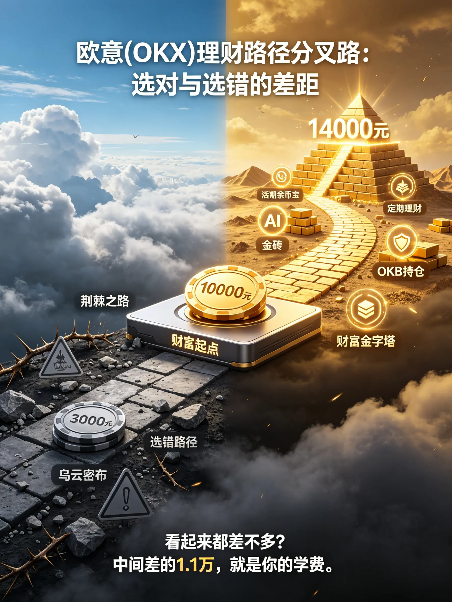 同样投1万块，欧意和OKX一年后差多少？这张对比表不看亏大了