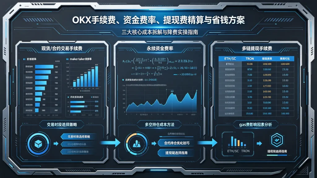 OKX 手续费、资金费率、提现费精算与省钱方案
