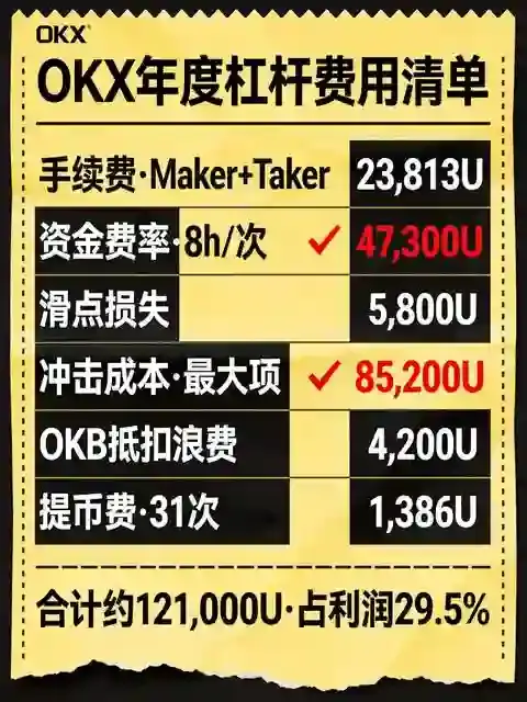 欧意做了一年杠杆,我把每一笔费用都拉出来算了一遍