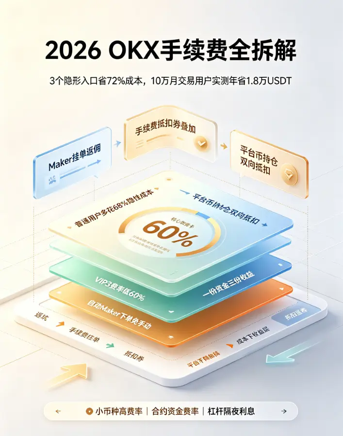 交易所手续费全拆解:3个隐形入口省72%成本,10万月交易用户实测年省1.8万USDT
