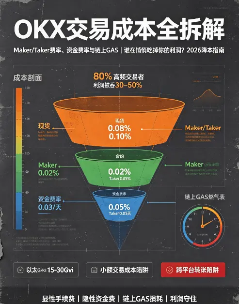 交易成本全拆解:Maker/Taker费率、资金费率与链上GAS,谁在悄悄吃掉你的利润?