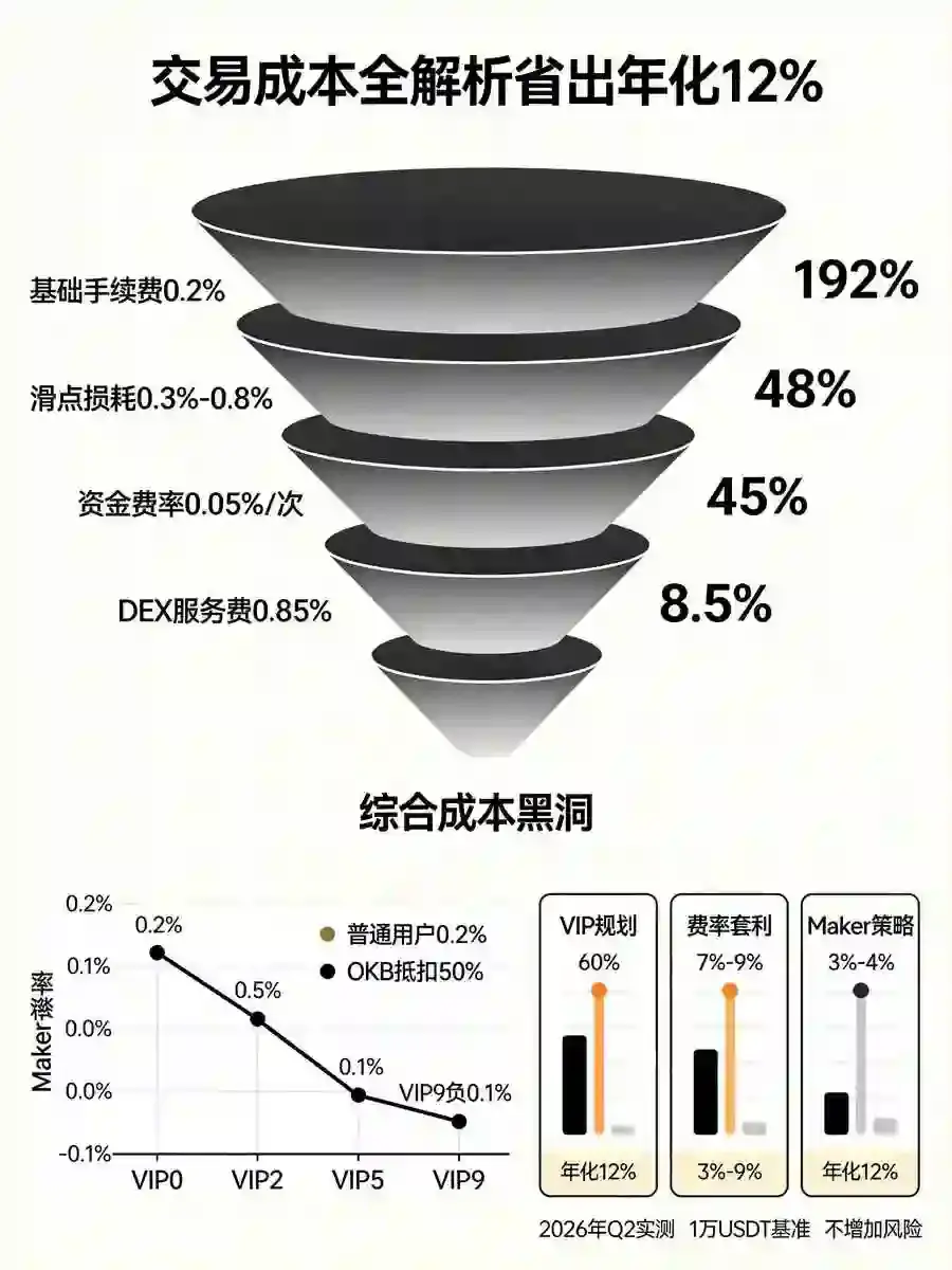 交易成本全解析：从Maker费率到资金费率，理财视角下3招省出年化12%收益
