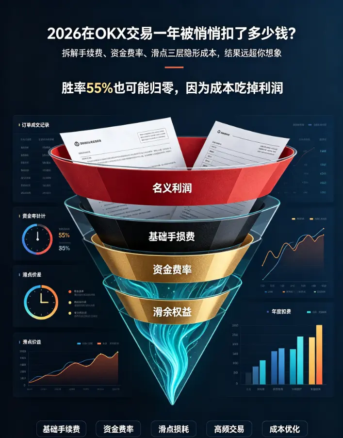 交易一年被悄悄扣了多少钱?拆解手续费、资金费率、滑点三层隐形成本,结果远超你想象
