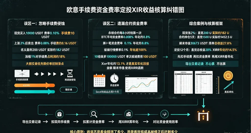 手续费资金费率 XIRR 纠错图