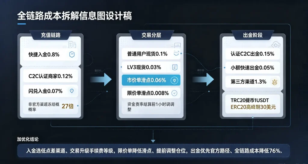 三大环节成本拆解图