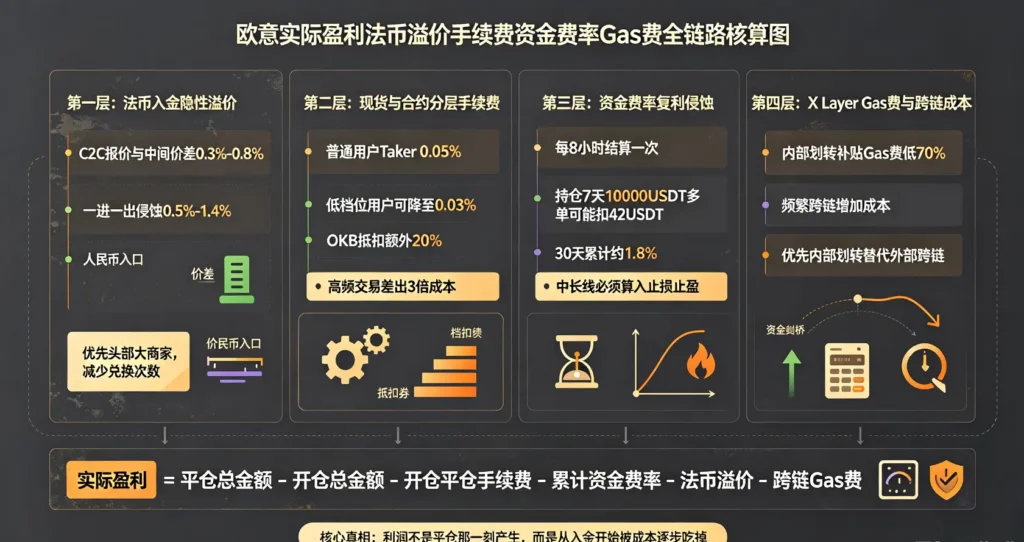法币手续费资金费率核算图