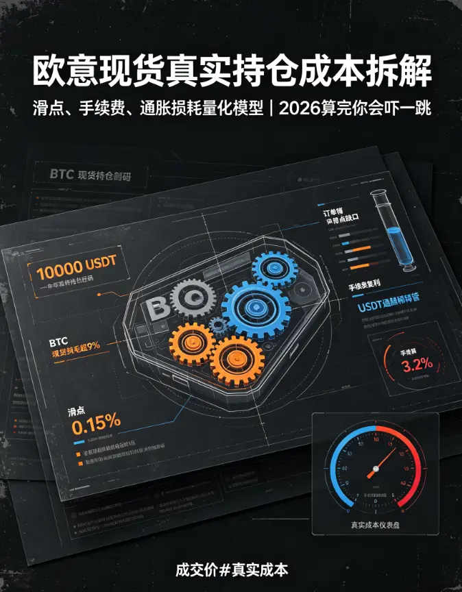 现货真实持仓成本拆解：滑点、手续费、通胀损耗量化模型，算完你会吓一跳