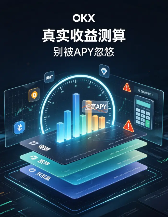 理财/质押/双币赢真实收益测算:别被宣传APY忽悠,三款工具谁最值得投
