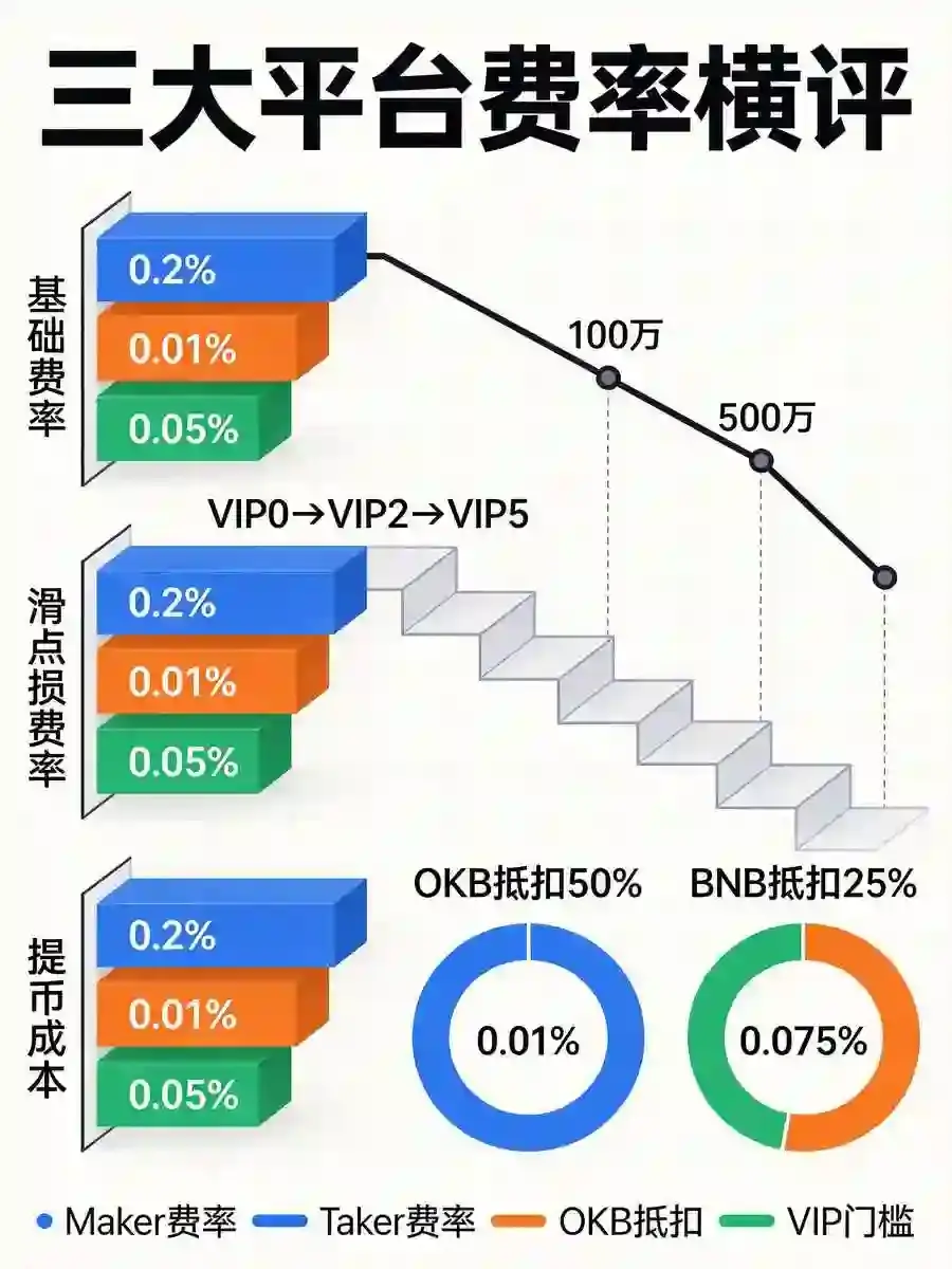 综合费率横评：1万USDT实测后，谁才是你的最低成本选择