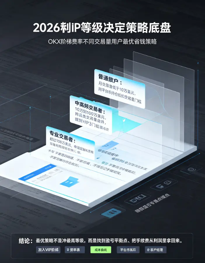 VIP等级决定利润底线 交易所阶梯费率不同交易量用户最优省钱