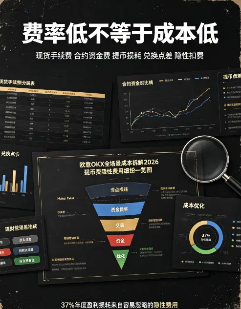 全场景成本拆解2026：交易手续费、提币费、隐性费用明细一览