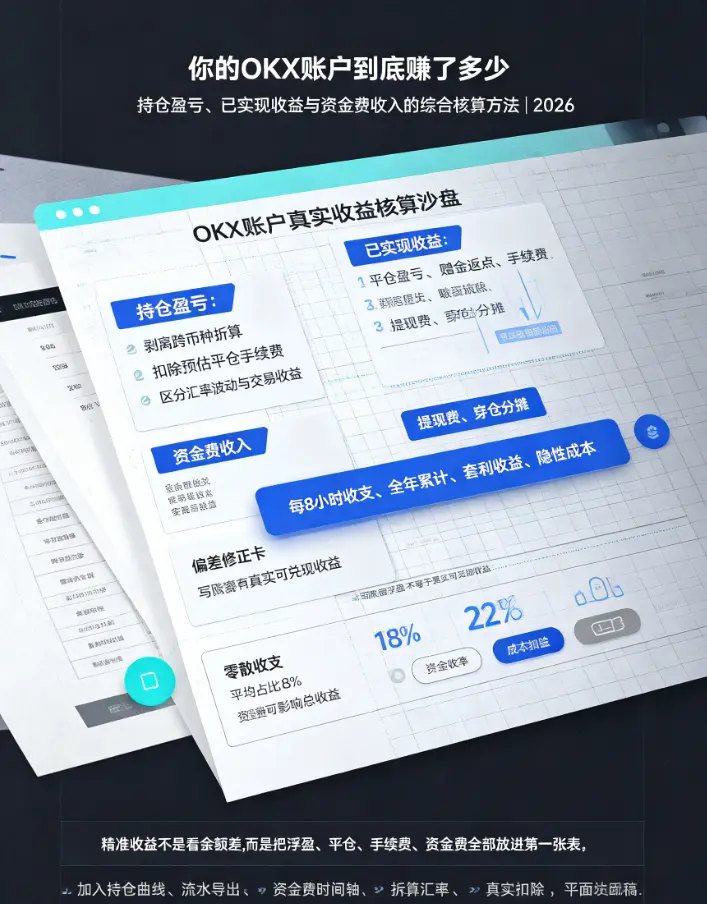 你的交易所账户到底赚了多少？持仓盈亏、已实现收益与资金费收入的综合核算方法